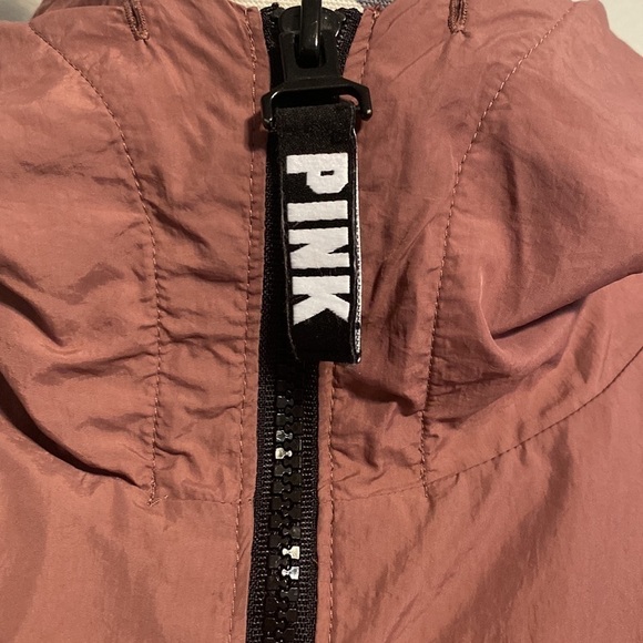Y2K Pink byVictoria Secret Women’s 90’s Style Windbreaker Color block Size XS - Picture 2 of 5